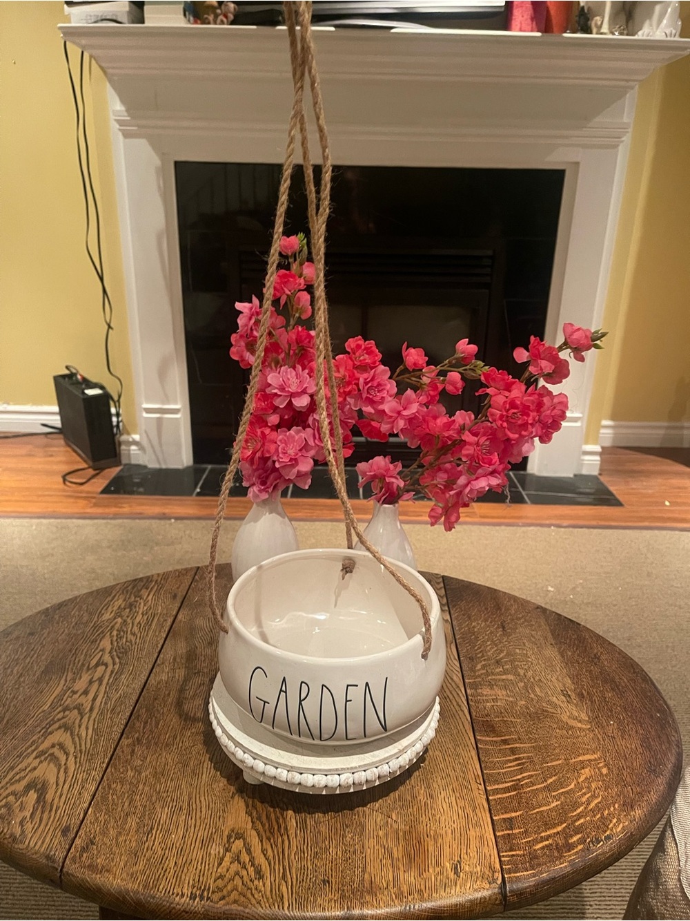 Rae Dunn Ceramic Hanging Planter